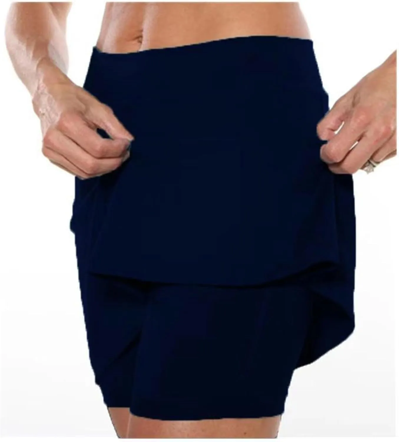 Tennis Skirt for Women with Pockets Shorts Elastic High Waisted Athletic Golf Skorts Running Workout Skirts 2 in 1
