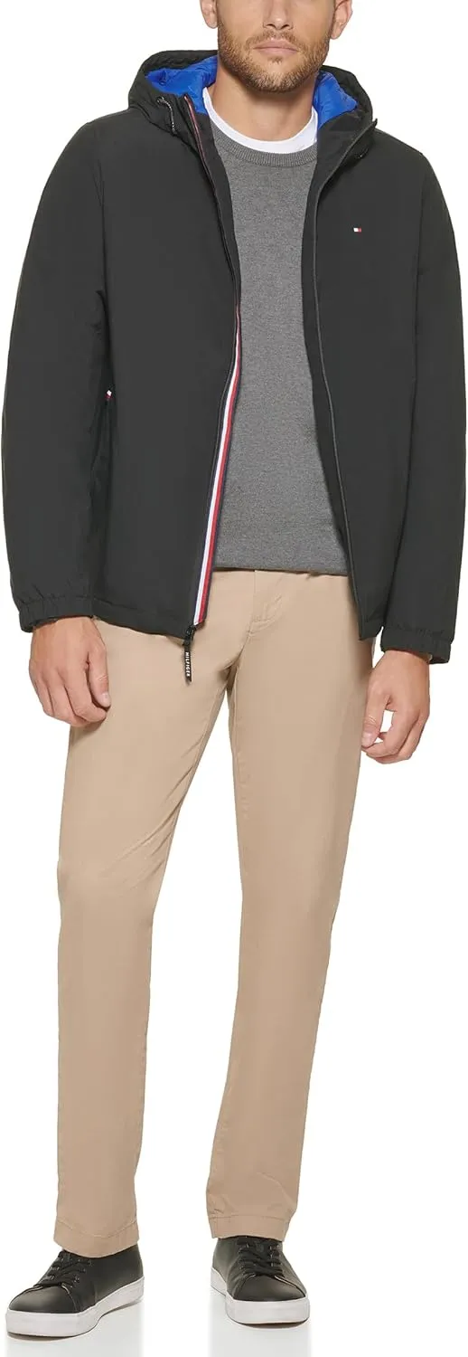 Tommy Hilfiger Men's Quilted Hooded Puffer Jacket