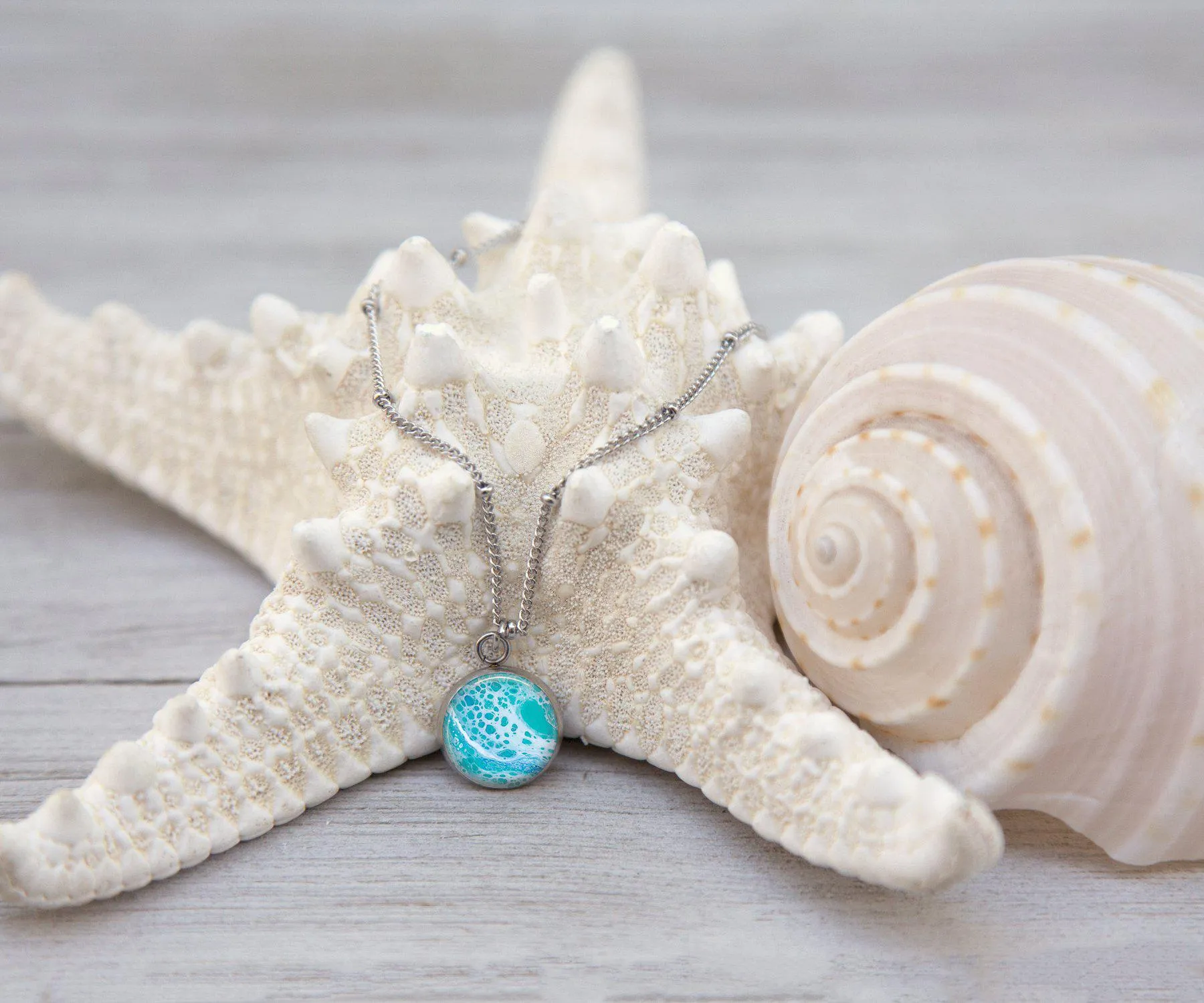 Tranquil Waters Anklet | Handmade Jewelry