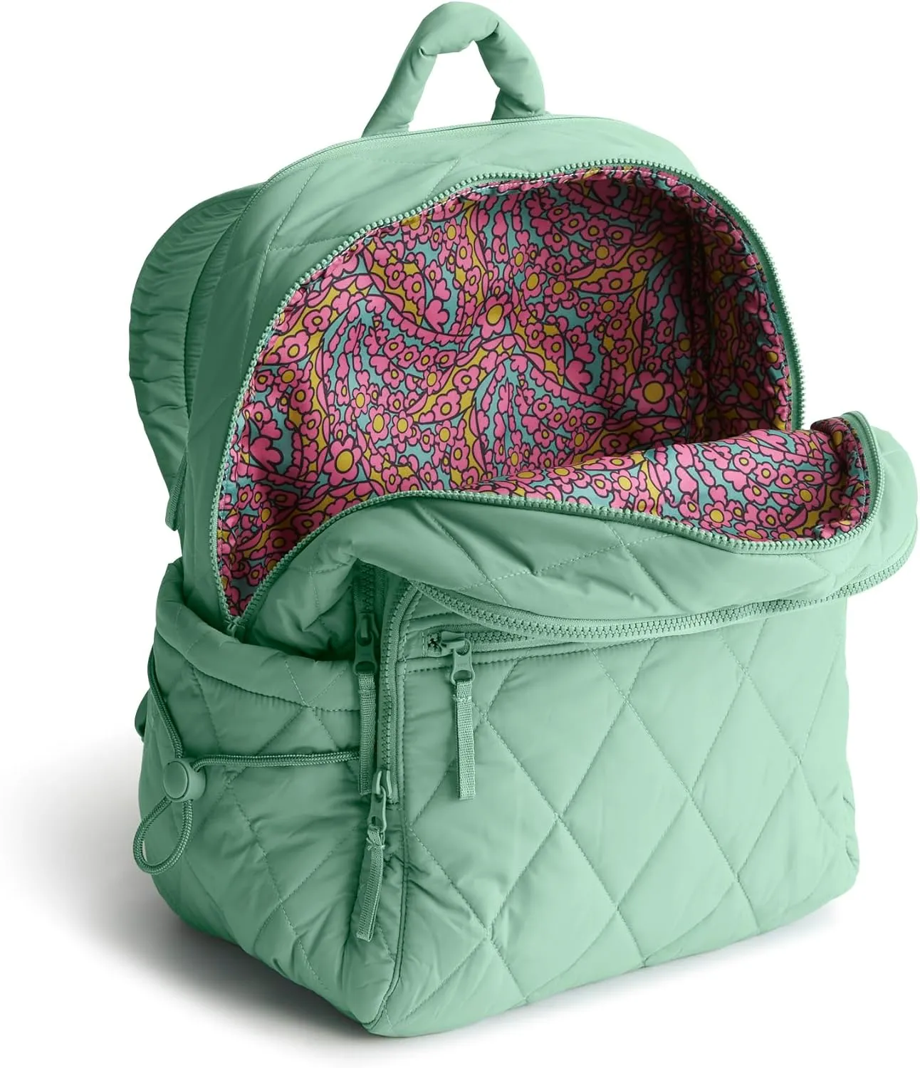 Vera Bradley Featherweight Large Bancroft Backpack, Beryl Green
