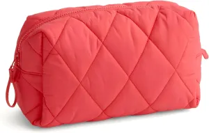 Vera Bradley Featherweight Large Cosmetic Makeup Bag, Cayenne