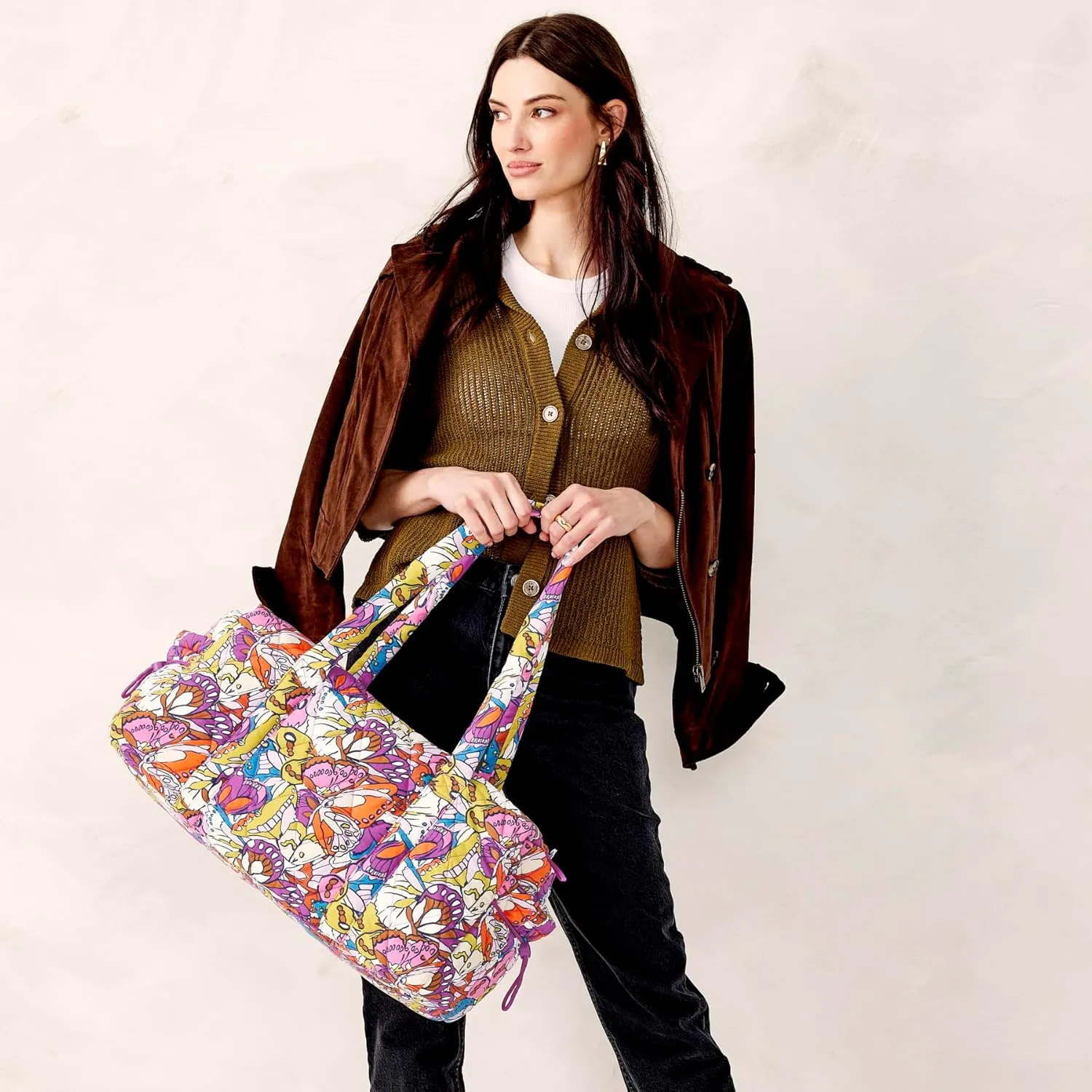 Vera Bradley Women's Featherweight Original Duffel Travel Bag