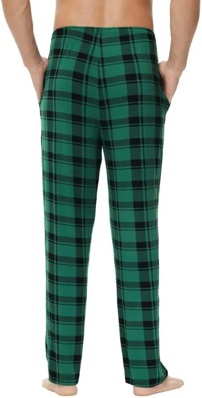 WiWi Viscose from Bamboo Men's Sleep Pant Sports Trousers with Pockets Light bottom S-XXL