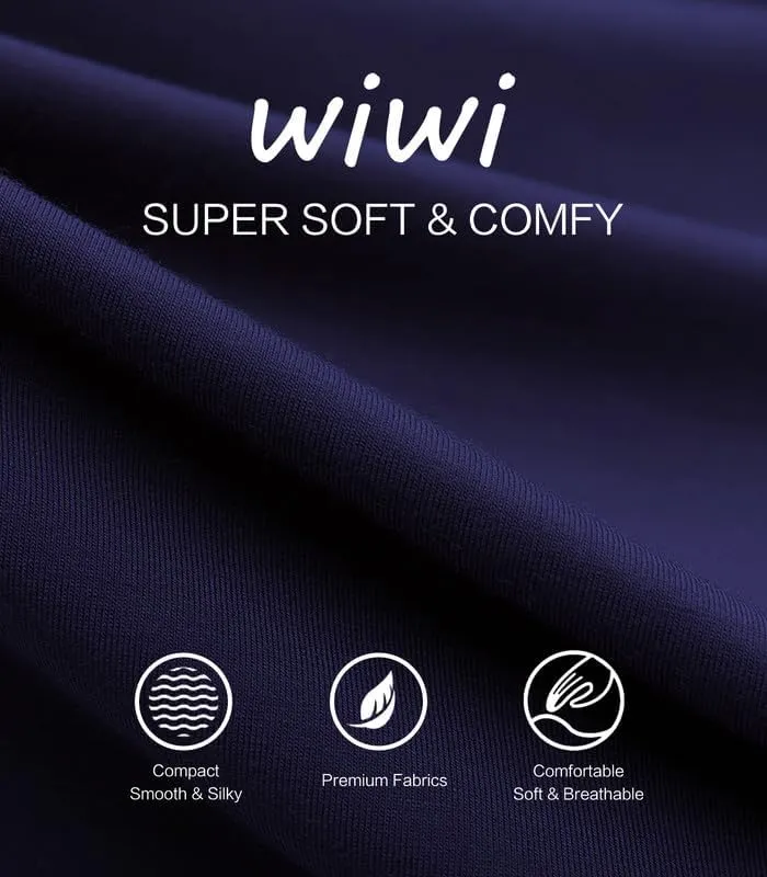 WiWi Viscose from Bamboo Men's Sleep Pant Sports Trousers with Pockets Light bottom S-XXL