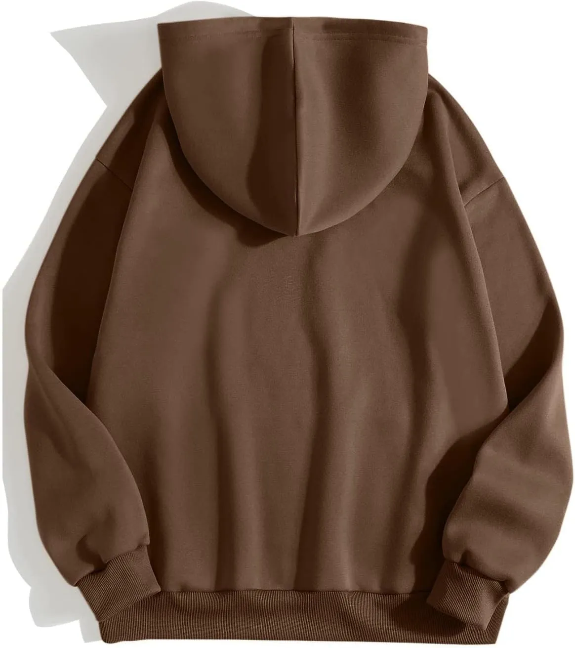 Womens Fall Oversized Print Hoodies Fleece Long Sleeve Sweatshirts Drawstring Pullover with Pocket Casual Outfits