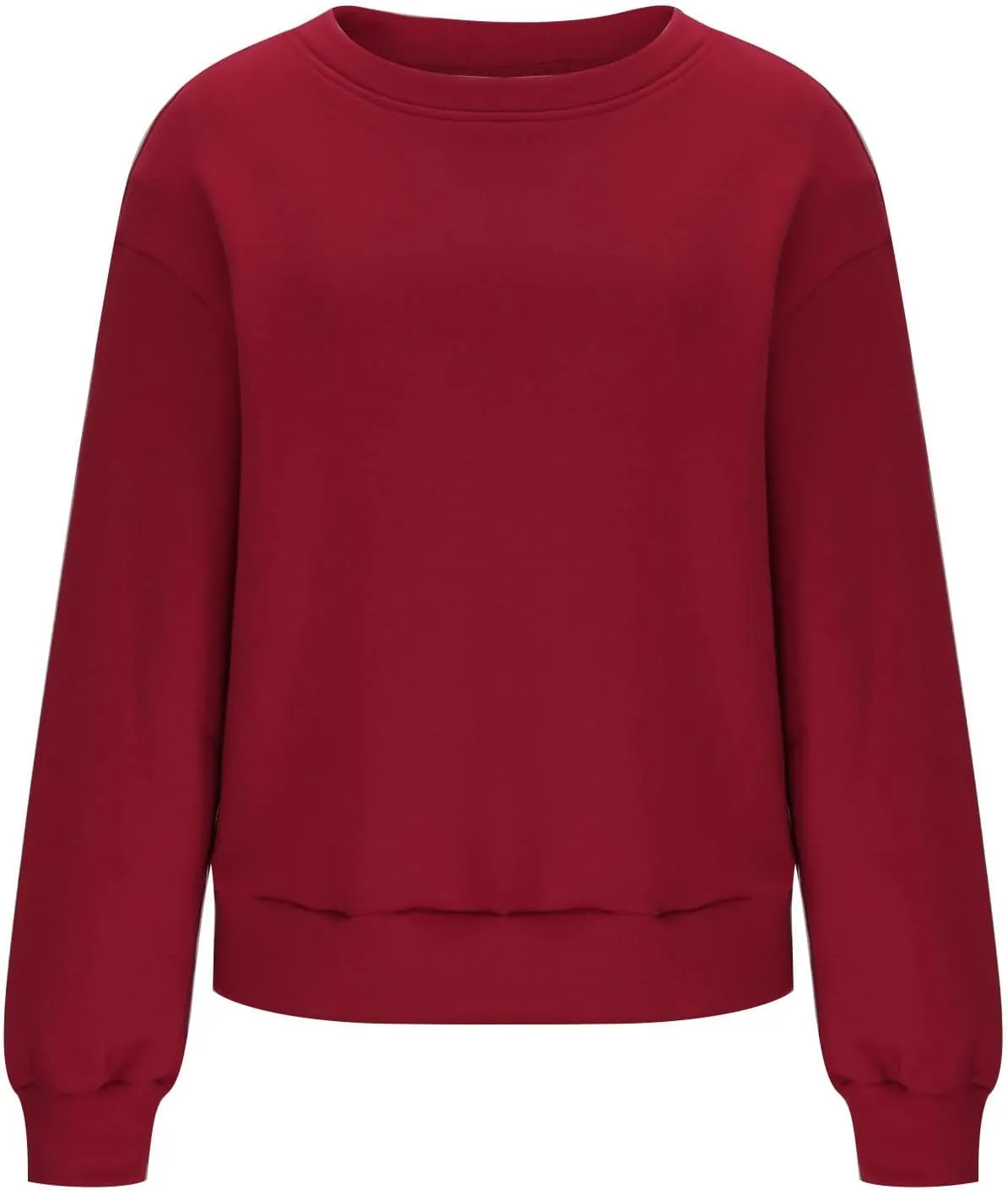 Womens Hoodies Oversized Long Sleeve Casual Shirts Soild Lightweight Pullover Sweatshirt Fall Fashion Clothes 2024
