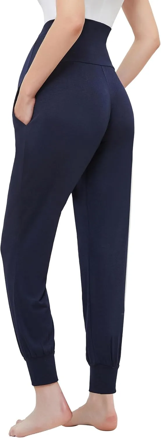 Women's Maternity Joggers Pants Pregnancy Clothes Over The Belly Pregnancy Pant with Pockets