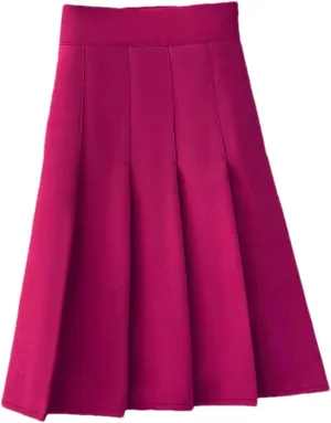 Women's Pleated Mini Skirt  High-Waisted Athletic Skort for Tennis Golf Running and Casual