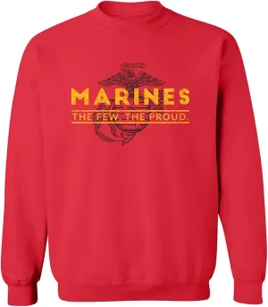 zerogravitee Marines Crewneck Sweatshirt in Gray