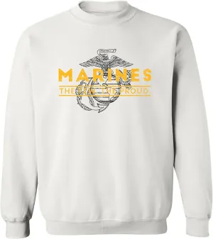 zerogravitee Marines Crewneck Sweatshirt in Gray