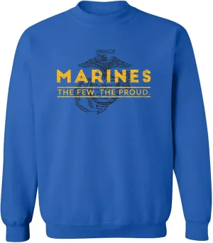 zerogravitee Marines Crewneck Sweatshirt in Gray