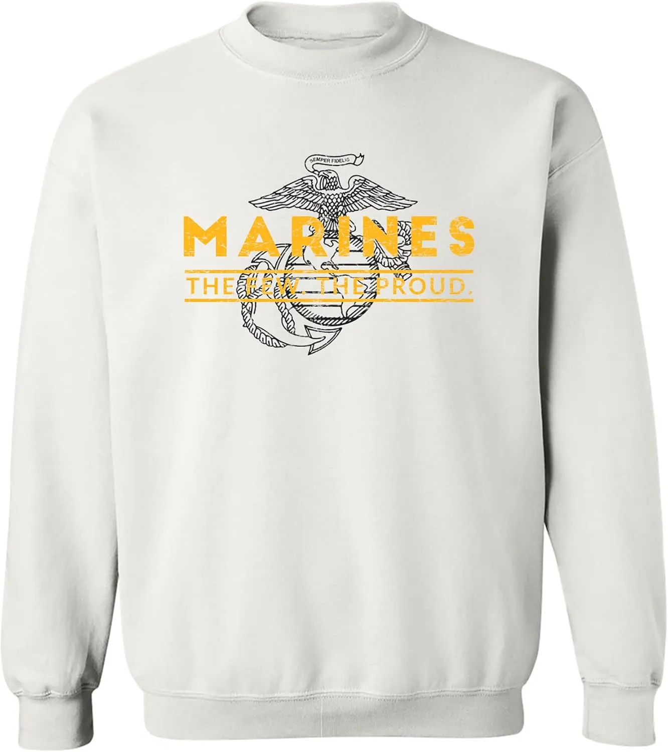zerogravitee Marines Crewneck Sweatshirt in Gray