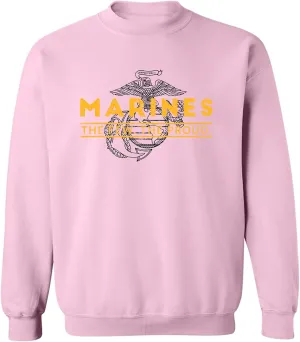 zerogravitee Marines Crewneck Sweatshirt in Gray