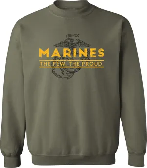 zerogravitee Marines Crewneck Sweatshirt in Gray