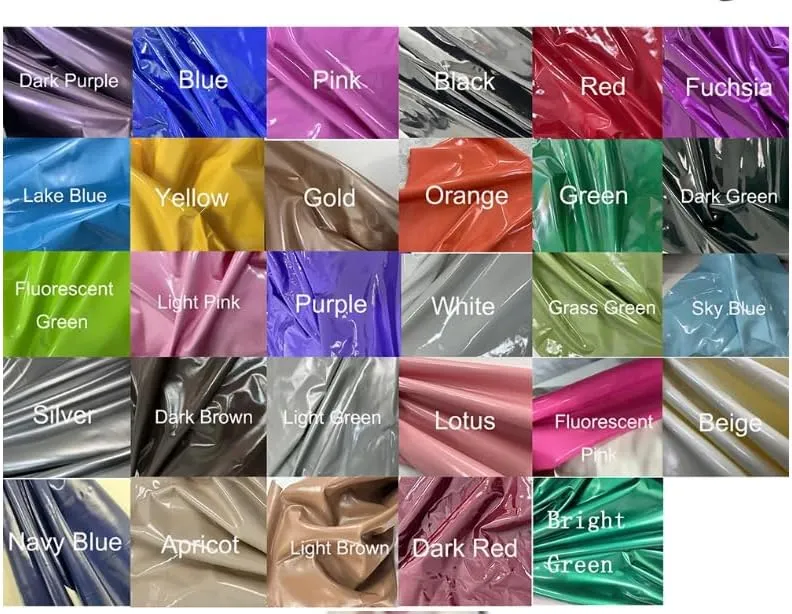 Zipper Bodycon Skirts Patent Leather Skirts Latex High Waist Ankle Length Sheath Pencil Skirts